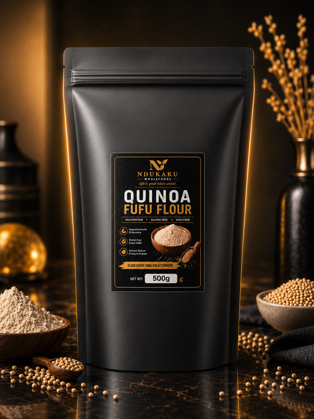 Ndukaku Wholefoods Quinoa Fufu Flour – 500g