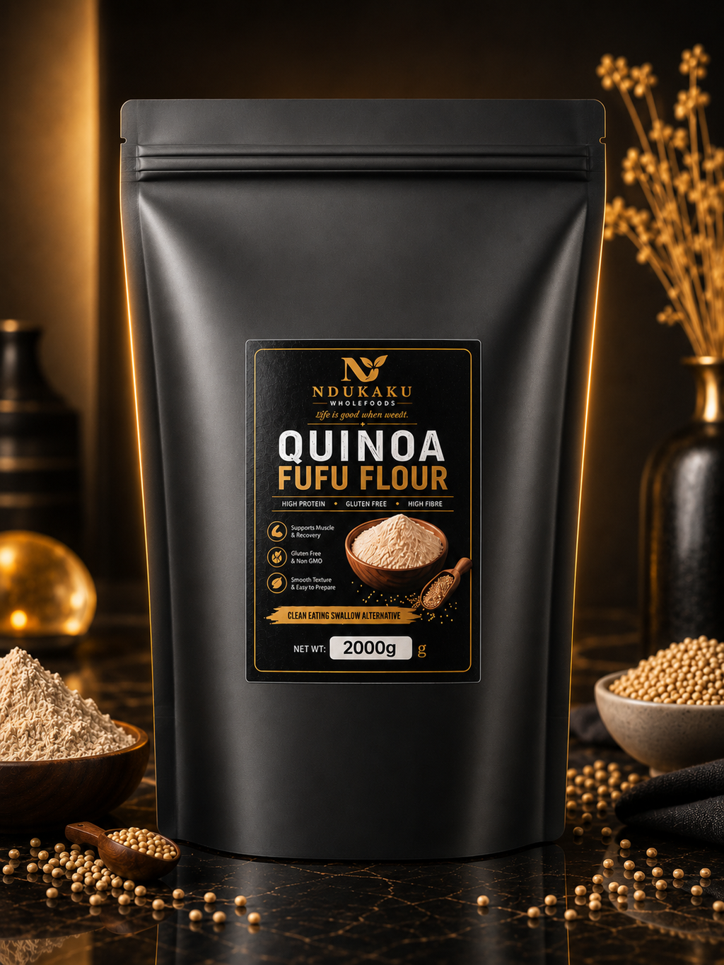 Ndukaku Wholefoods Quinoa Fufu Flour – 2000g